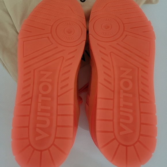 Louis Vuitton x Virgil Abloh Trainer Sneaker Peche 1A8KCQ - Picture 12 of 13